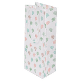 Handgemalte Weihnachtskiefer Cones Multicolor Geschenktüte Für Weinflaschen