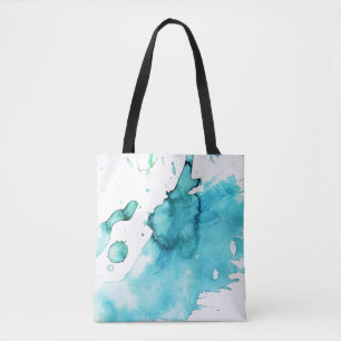 Handgemalter Hintergrund 2 2 des abstrakten Tasche