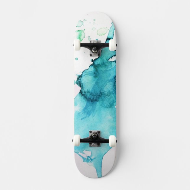 Handgemalter Hintergrund 2 des abstrakten Skateboard (Vorderseite)