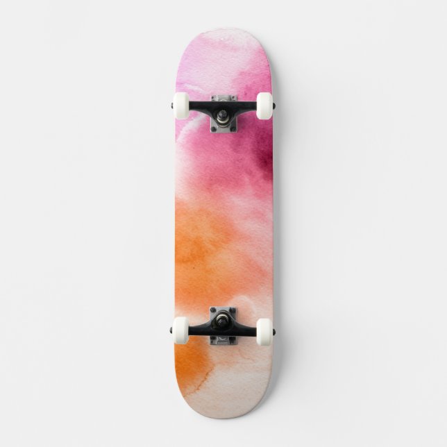 Handgemalter Hintergrund 3 des abstrakten Skateboard (Vorderseite)