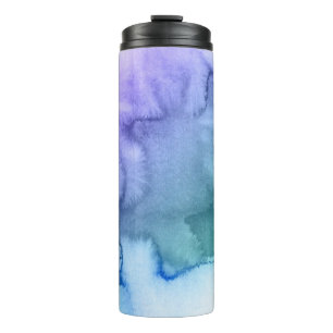 Handgemalter Hintergrund 6 2 des abstrakten Thermosbecher