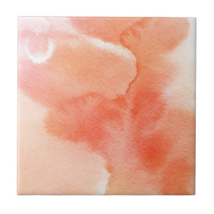 Handgemalter Hintergrund des abstrakten Watercolor Fliese