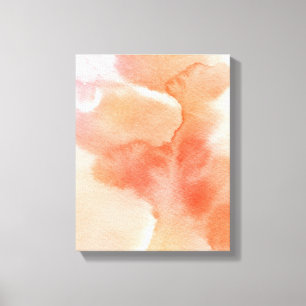 Handgemalter Hintergrund des abstrakten Watercolor Leinwanddruck