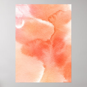 Handgemalter Hintergrund des abstrakten Watercolor Poster