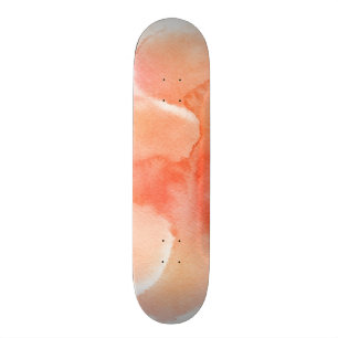Handgemalter Hintergrund des abstrakten Watercolor Skateboard