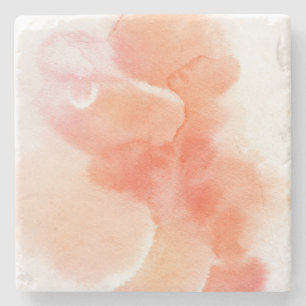 Handgemalter Hintergrund des abstrakten Watercolor Steinuntersetzer