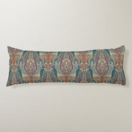 Handgemalter Kaschmir Paisley Stammes- Boho Chic Seitenschläferkissen