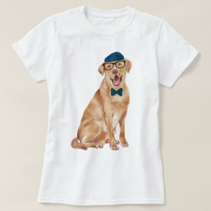 Handgemalter Labrador Hund T-Shirt