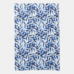 Handgemaltes Aquarell-Tinten-Muster Geschirrtuch