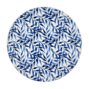 Handgemaltes Aquarell-Tinten-Muster Schneidebrett