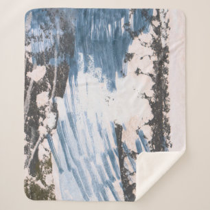 Handgemaltes Design. Einzigartiger künstlerischer  Sherpadecke