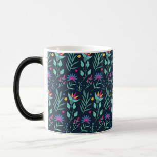 Handgemaltes exotisches Blumenmuster-23206 Verwandlungstasse