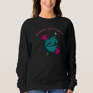 Handgepäckträger Strick Handgepäckträger Happy Sweatshirt