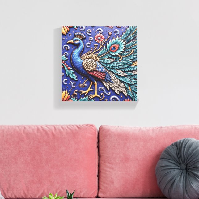 Handgeschnitzte Göttlichkeit Leinwanddruck (Insitu (Wohnzimmer))