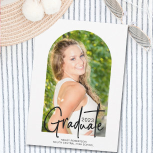 Handgeschriebene 2023-Foto-Graduierungspartei Einladung