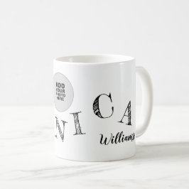 handgeschriebene Buchstaben Ihres Namens cooles Fo Kaffeetasse