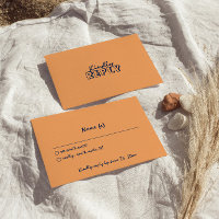 Handgeschriebene farbenfrohe Retro Moderne Hochzei