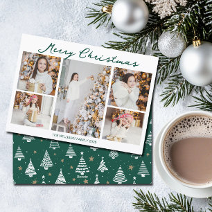 Handgeschriebene Frohe Weihnachten Foto Collage 20