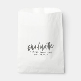 Handgeschriebene Graduate Gunst Tasche Geschenktütchen