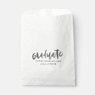 Handgeschriebene Graduate Gunst Tasche Geschenktütchen