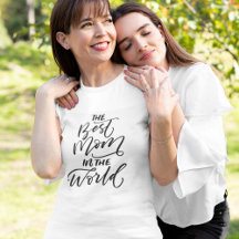 Handgeschriebene Kalligrafie Die beste Mama der We