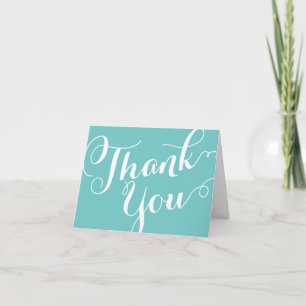 Handgeschriebene Kalligraphie Dankeschön Merkkarte Dankeskarte