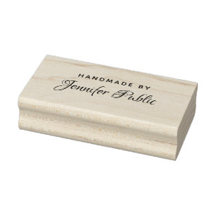 Handgeschriebene Namensvorlage Handmade Buy Online Gummistempel