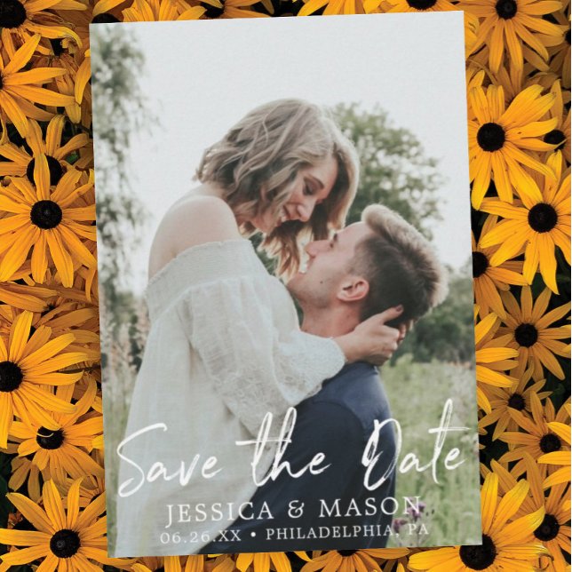 Handgeschriebene Save the Date Karte - Daten speic (Von Creator hochgeladen)