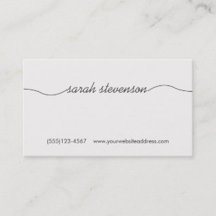 Handgeschriebene Schriftart-Imitate Holzbackside-V Visitenkarte