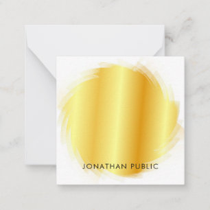 Handgeschriebene Script Monogram Elegante Imitate Mitteilungskarte