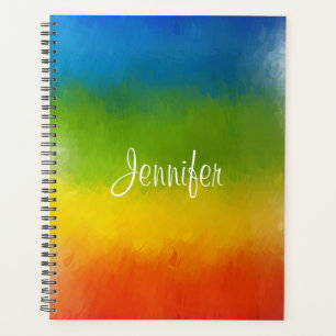 Handgeschriebene Skriptvorlage Modernes Elegant Planer