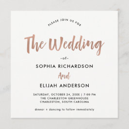 Handgeschriebene und moderne | einladung