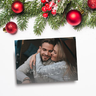 Handgeschriebene Weihnachts- oder Feiertagsnotiz F