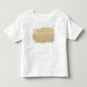 Handgeschriebene Widmung 'Brandenburger Konzerte Kleinkind T-shirt