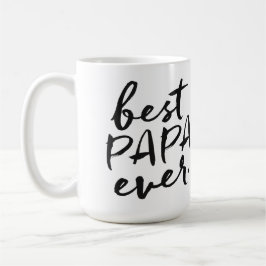 Handgeschriebener bester Papa überhaupt Kaffeetasse