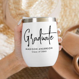 Handgeschriebener Black Script-Abschluss