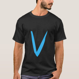 Handgeschriebener Buchstabe V des Alphabets T-Shirt