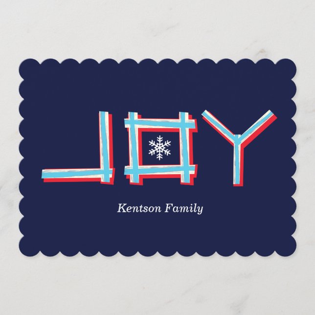 handgeschriebener JOY (Vorderseite)