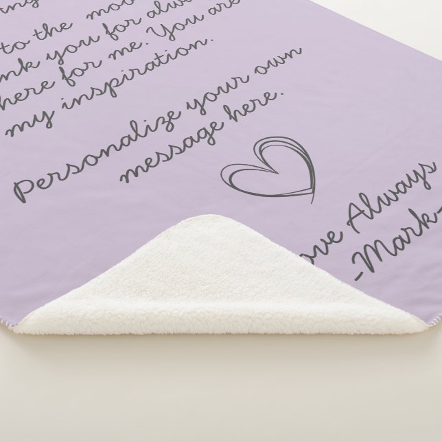 Handgeschriebener Liebe-Letter oder -Meldung des L Sherpadecke (3/4)