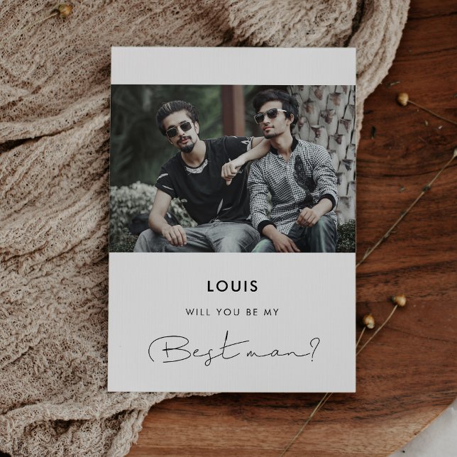 Handgeschriebener Minimalist Werden Sie mein Trauz Einladung (Von Creator hochgeladen)