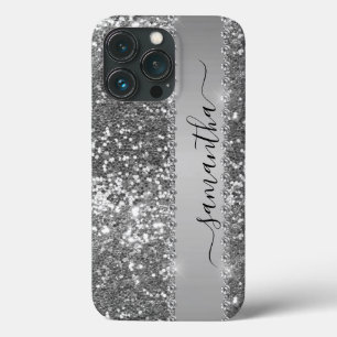 Handgeschriebener Name Graphit Diamond Glitzer Loo Case-Mate iPhone Hülle