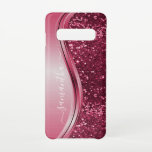 Handgeschriebener Name Pink Girly Metal Glitzer s1 Samsung Galaxy S10 Hülle<br><div class="desc">Das Design ist ein Foto und die Hüllen sind nicht mit echtem Glitzer, Sequinen, Metallen oder Holz gemacht. Dieses Design ist auch auf anderen Telefonmodellen erhältlich. Wählen Sie Gerätetyp aus, um andere iPhone-, Samsung Galaxy- oder Google-Hüllen zu sehen. Einige Stile können geändert werden, indem Sie Style auswählen, wenn dies eine...</div>
