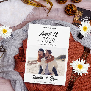 Handgeschriebenes Datum und benutzerdefinierte Fav Save The Date