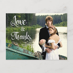 Handgeschriebenes Hochzeitsszenario Foto Vielen Da Postkarte
