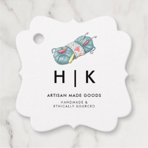 Handgeschriebenes Logo Kraft Paper Product Hang Geschenkanhänger