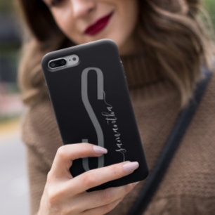 Handgeschriebenes Monogramm modern Case-Mate iPhone 14 Hülle