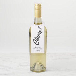 Handgeschriebenes Script   Flasche Flaschenanhänger