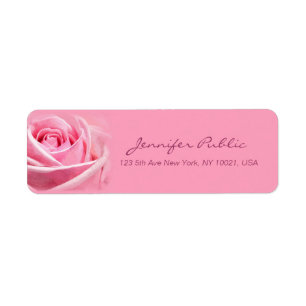 Handgeschriebenes Skript Elegante Wasserfarbe Rosa
