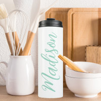 Handgeschriebenes Skript für "Chic Seafoam Green N