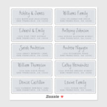 Handgeschriebenes Skript Hochzeitsgast-Adressliste